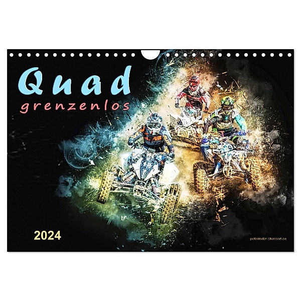 Quad grenzenlos (Wandkalender 2024 DIN A4 quer), CALVENDO Monatskalender, Peter Roder