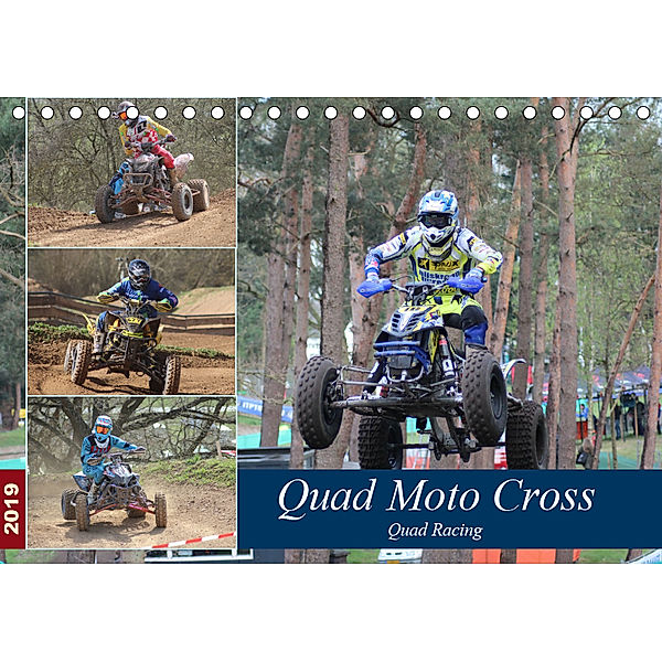 Quad Moto Cross (Tischkalender 2019 DIN A5 quer), MX-Pfau