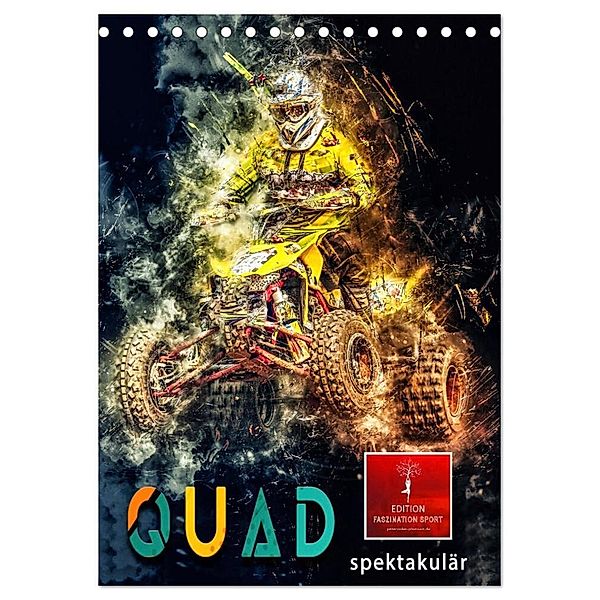 Quad spektakulär (Tischkalender 2024 DIN A5 hoch), CALVENDO Monatskalender, Peter Roder