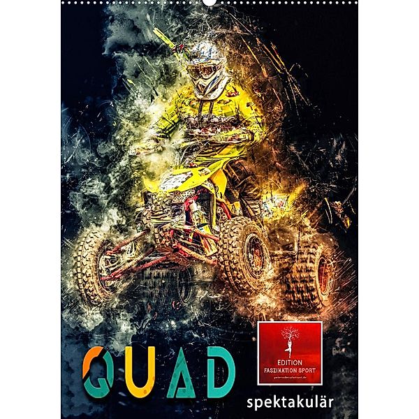 Quad spektakulär (Wandkalender 2023 DIN A2 hoch), Peter Roder