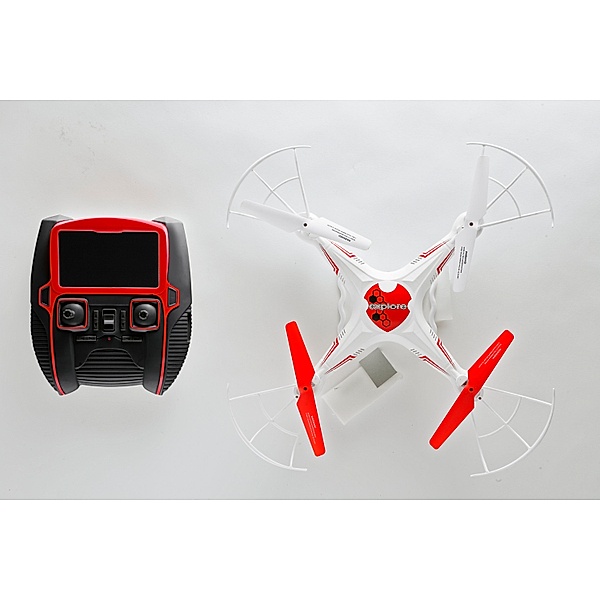Quadrocopter mit Kamera und Display