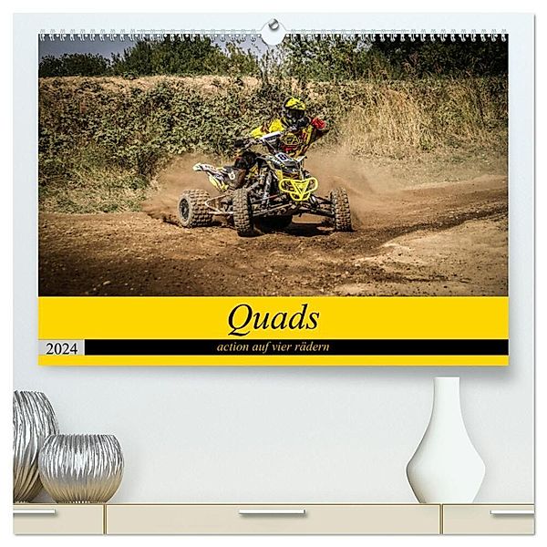Quad`s action auf vier rädern (hochwertiger Premium Wandkalender 2024 DIN A2 quer), Kunstdruck in Hochglanz, Arne Fitkau Fotografie & Design