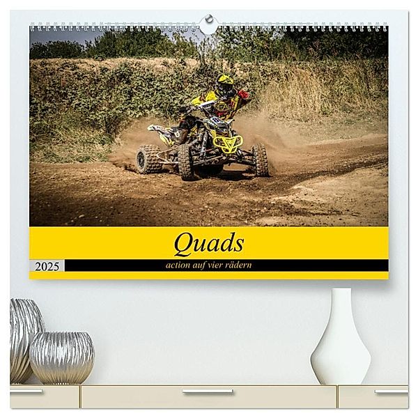 Quad`s action auf vier rädern (hochwertiger Premium Wandkalender 2025 DIN A2 quer), Kunstdruck in Hochglanz, Calvendo, Arne Fitkau Fotografie & Design