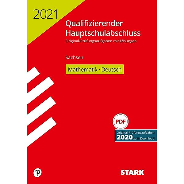 Qualifizierender Hauptschulabschluss 2021 - Mathematik, Deutsch - Sachsen