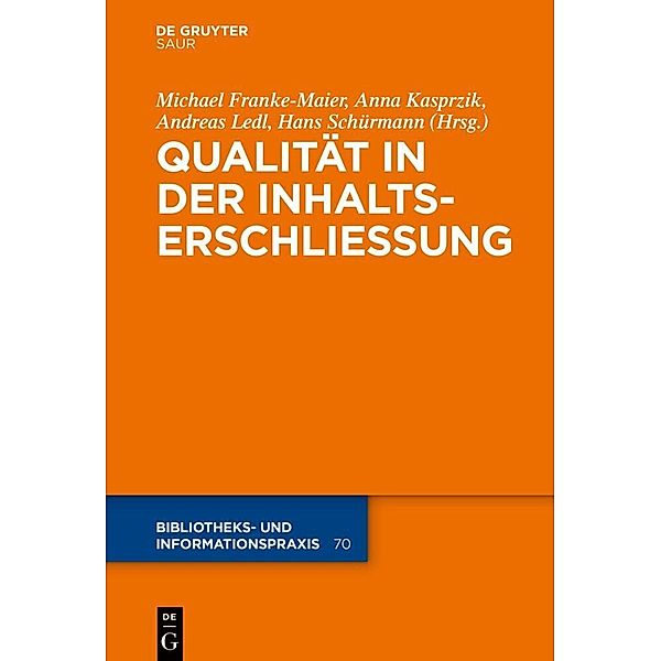 Qualität in der Inhaltserschliessung