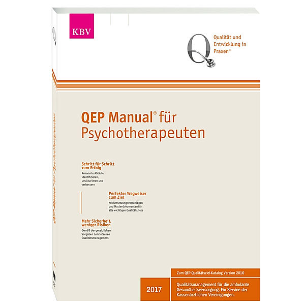 Qualität und Entwicklung in Praxen / QEP® Manual für Psychotherapeuten, m. CD-ROM