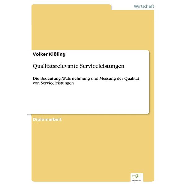 Qualitätsrelevante Serviceleistungen, Volker Kißling