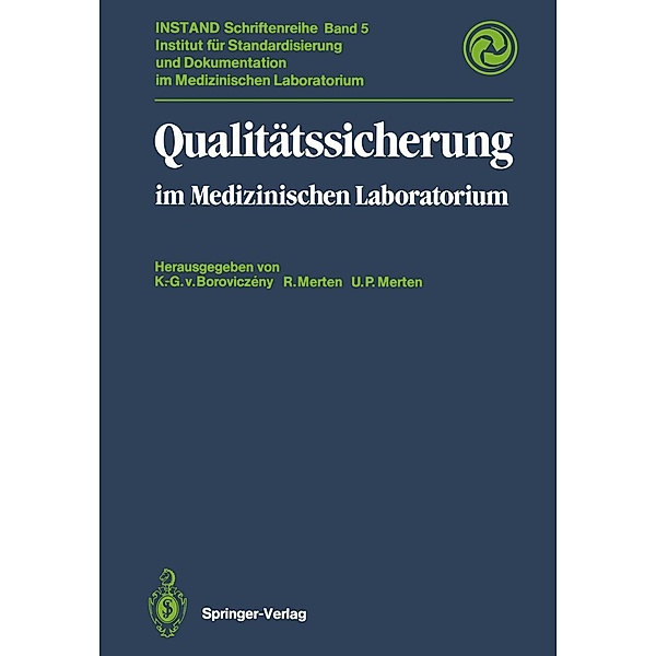 Qualitätssicherung / INSTAND-Schriftenreihe Bd.5