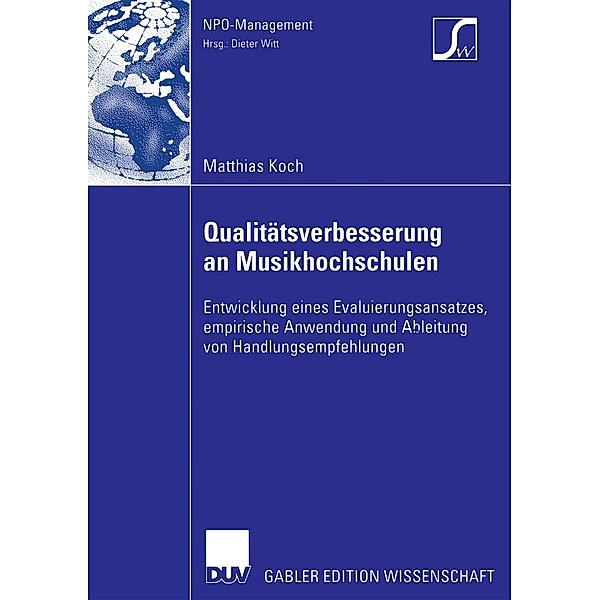 Qualitätsverbesserung an Musikhochschulen / NPO-Management, Matthias Koch