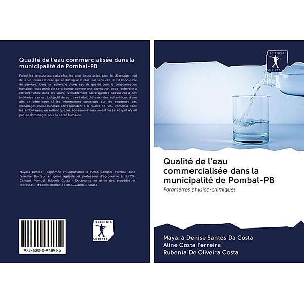 Qualité de l'eau commercialisée dans la municipalité de Pombal-PB, Mayara Denise Santos Da Costa, Aline Costa Ferreira, Rubenia De Oliveira Costa