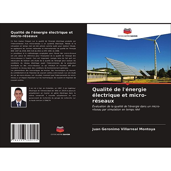 Qualité de l'énergie électrique et micro-réseaux, Juan Geronimo Villarreal Montoya