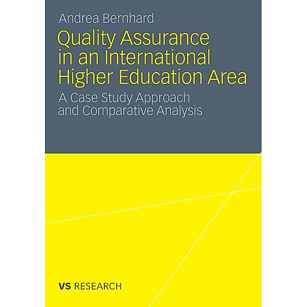 Quality Assurance in an International Higher Education Area, Andrea Bernhard