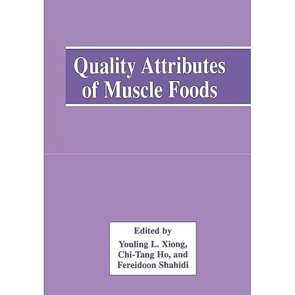 Quality Attributes of Muscle Foods