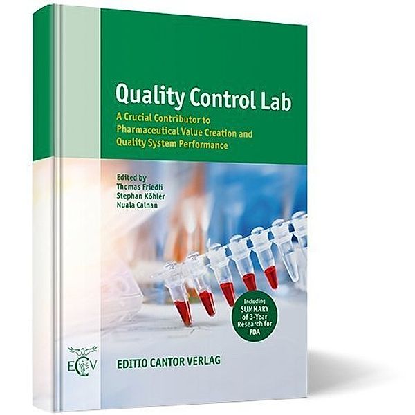 Quality Control Lab, G Angiuoni, D Baker, S Bego, M Bigoli, N Calnan, P Conneran, T Friedli, T Gerber, A Greene, T Groeschner, K