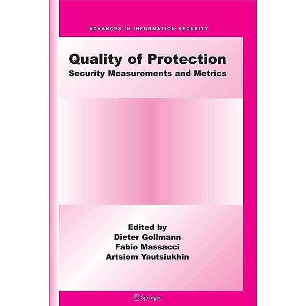 Quality Of Protection / Advances in Information Security Bd.23