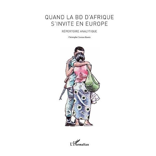 Quand la bd d'afrique s'invite en europe - repertoire analyt / Hors-collection, Christophe Cassiau-Haurie