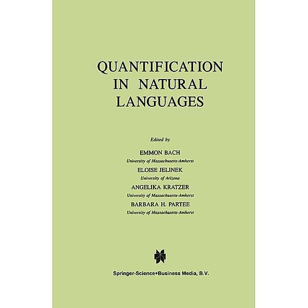 Quantification in Natural Languages / Studies in Linguistics and Philosophy Bd.54