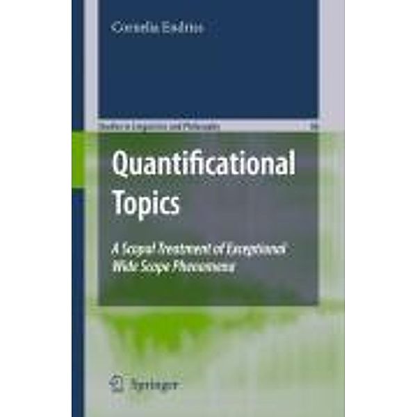 Quantificational Topics / Studies in Linguistics and Philosophy Bd.86, Cornelia Ebert