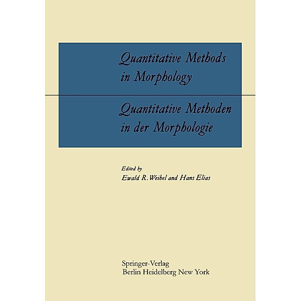 Quantitative Methods in Morphology / Quantitative Methoden in der Morphologie