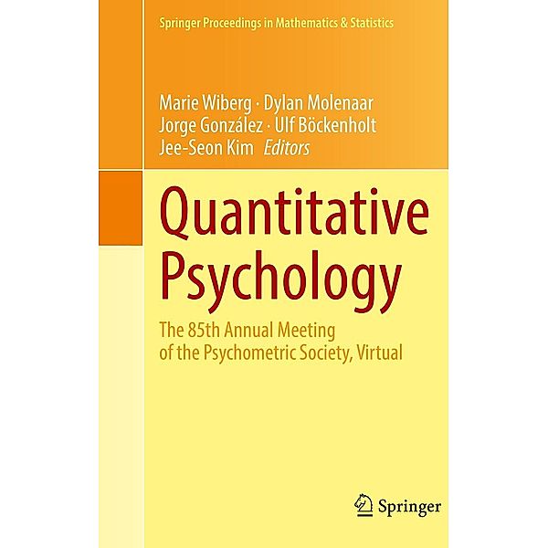 Quantitative Psychology / Springer Proceedings in Mathematics & Statistics Bd.353