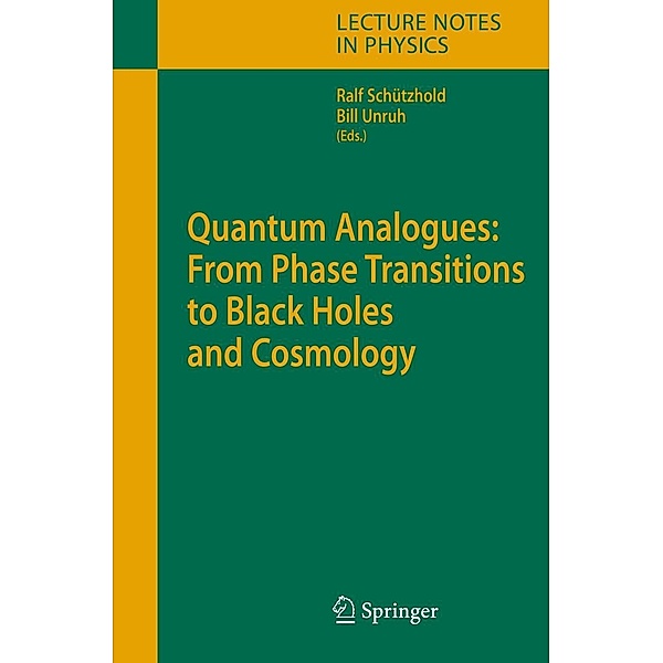 Quantum Analogues: From Phase Transitions to Black Holes