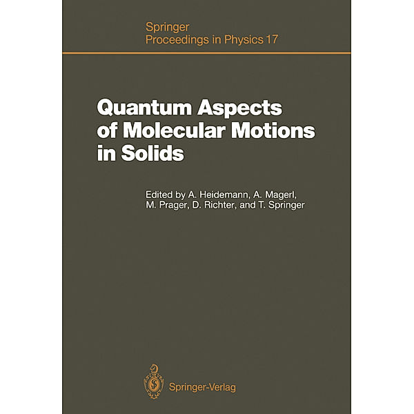 Quantum Aspects of Molecular Motions in Solids