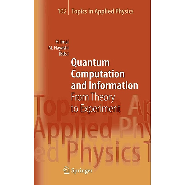 Quantum Computation and Information / Topics in Applied Physics Bd.102