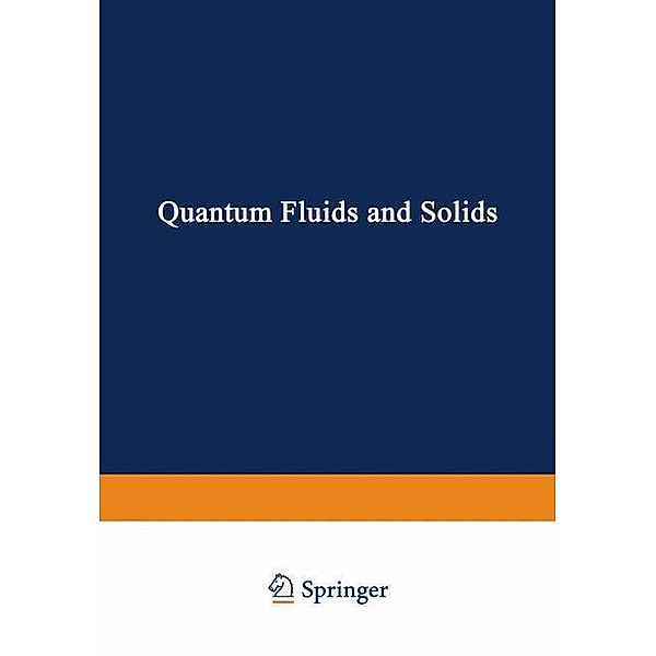 Quantum Fluids and Solids