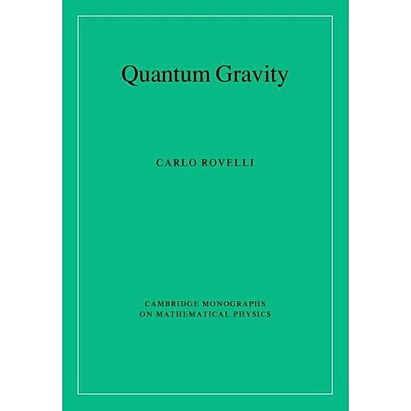 Quantum Gravity, Carlo Rovelli