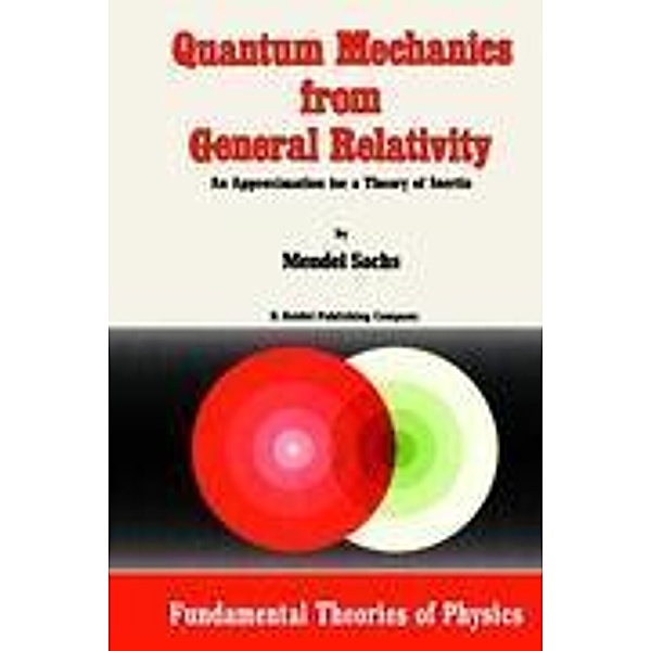 Quantum Mechanics from General Relativity, M. Sachs