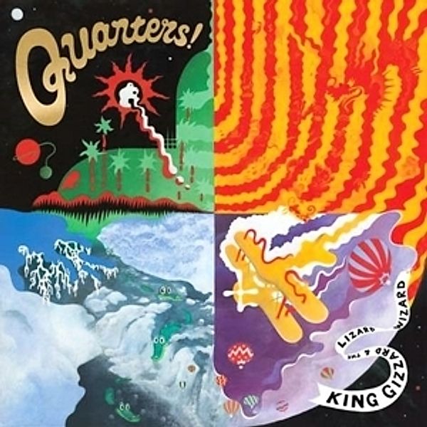 Quarters (Lp+Mp3) (Vinyl), King Gizzard & The Lizard Wizard