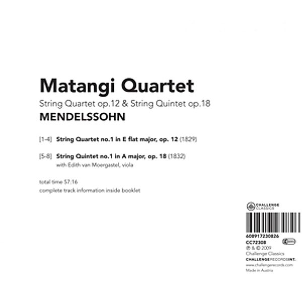 Quartet Op.12 & Quintet Op.18, Matangi Quartet