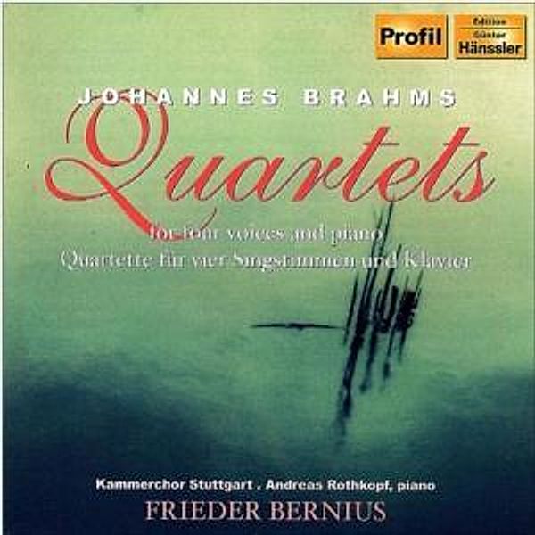 Quartette Für 4 Singstimmen Und Klavier, F. Bernius, Kammerchor Stuttgart