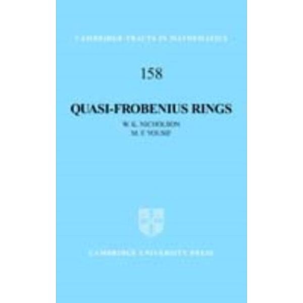 Quasi-Frobenius Rings, W. K. Nicholson