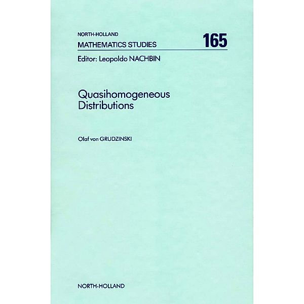 Quasihomogeneous Distributions, O. von Grudzinski