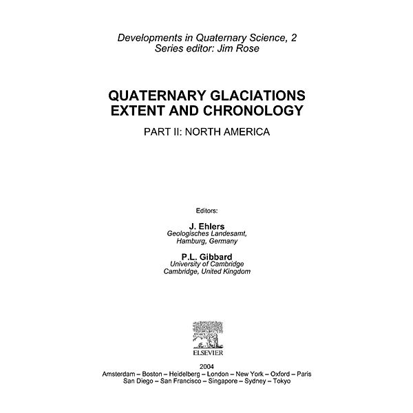 Quaternary Glaciations - Extent and Chronology, J. Ehlers, P. L. Gibbard