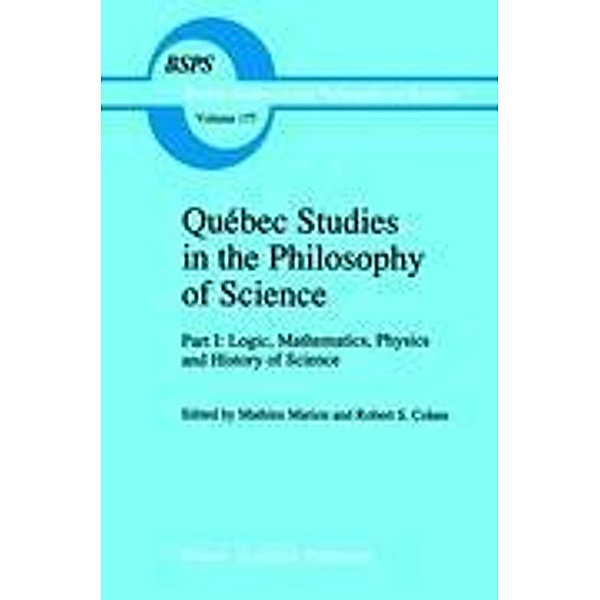 Québec Studies in the Philosophy of Science
