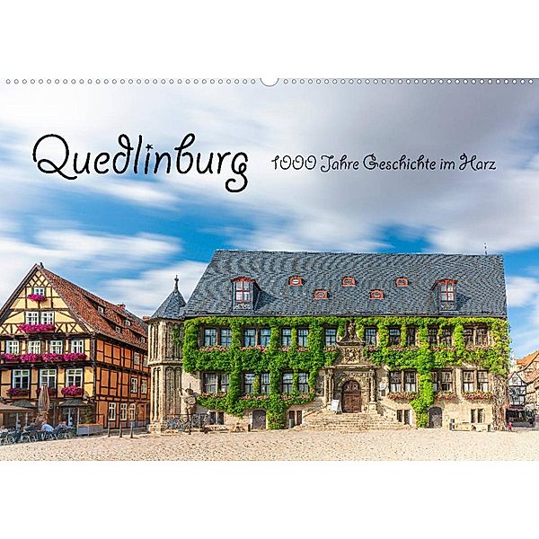 Quedlinburg - 1000 Jahre Geschichte im Harz (Wandkalender 2023 DIN A2 quer), Ulrich Männel   studio-fifty-five
