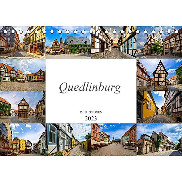 Quedlinburg Impressionen (Tischkalender 2023 DIN A5 quer), Dirk Meutzner
