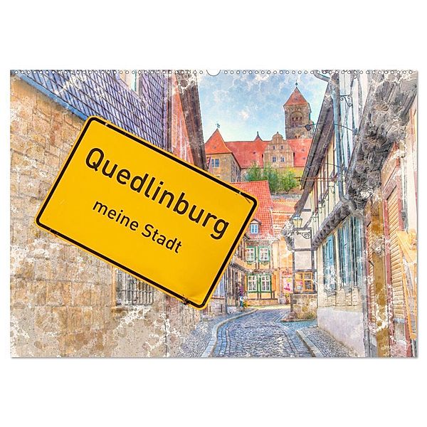 Quedlinburg-meine Stadt (Wandkalender 2024 DIN A2 quer), CALVENDO Monatskalender, Danny Elskamp