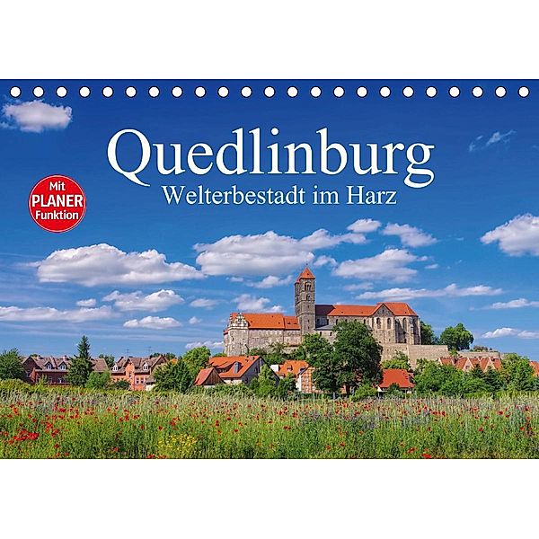 Quedlinburg - Welterbestadt im Harz (Tischkalender 2020 DIN A5 quer)
