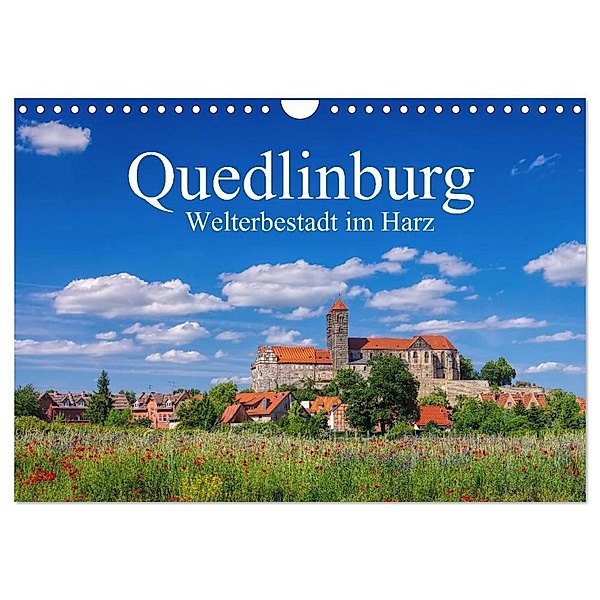 Quedlinburg - Welterbestadt im Harz (Wandkalender 2024 DIN A4 quer), CALVENDO Monatskalender, LianeM