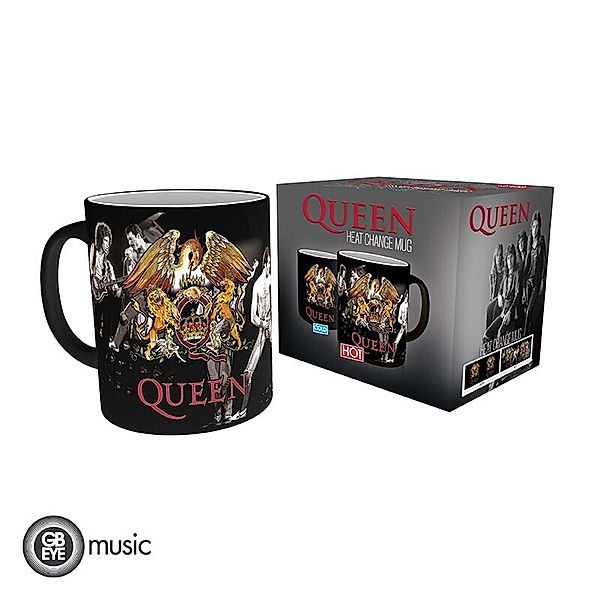 QUEEN - Mug Heat Change - 320 ml - Crest