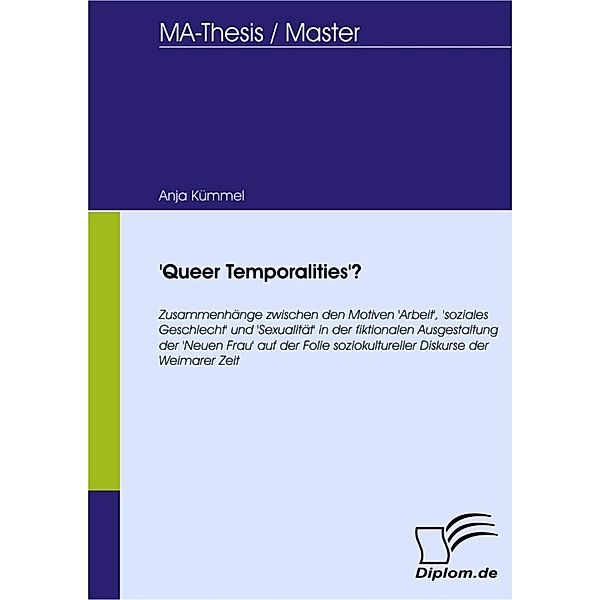 'Queer Temporalities'?, Anja Kümmel