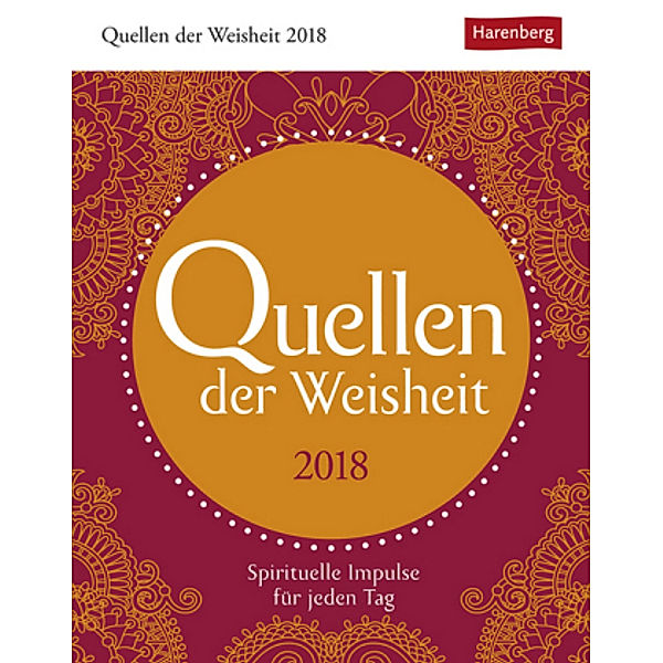 Quellen der Weisheit - Kalender 2018, Gassen, Eva Bambach