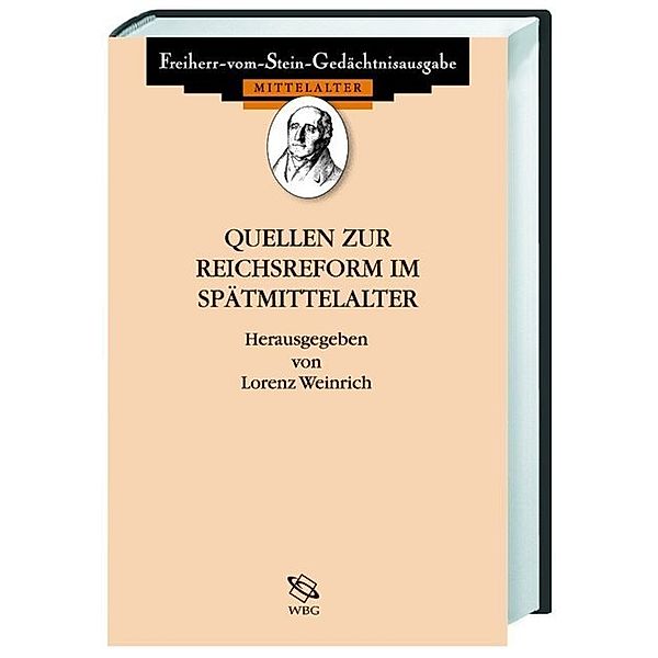 Quellen zur Reichsreform im Spätmittelalter