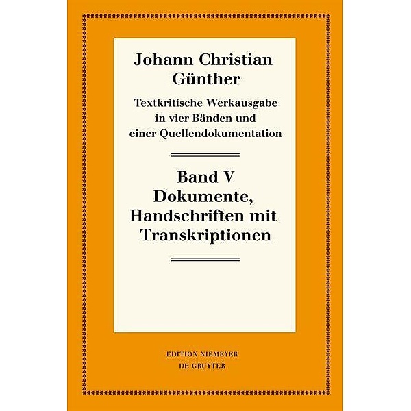 Quellendokumentation / Neudrucke deutscher Literaturwerke. N. F. Bd.85