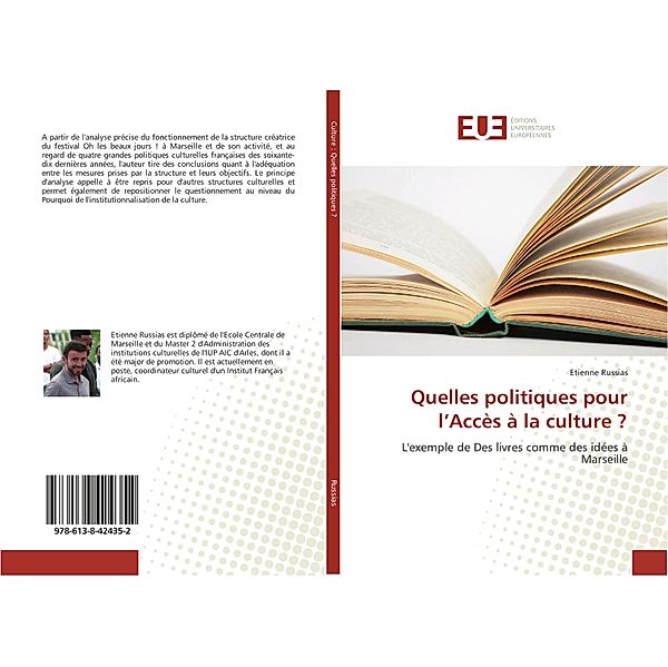 Quelles politiques pour l'Accès à la culture ?, Etienne Russias