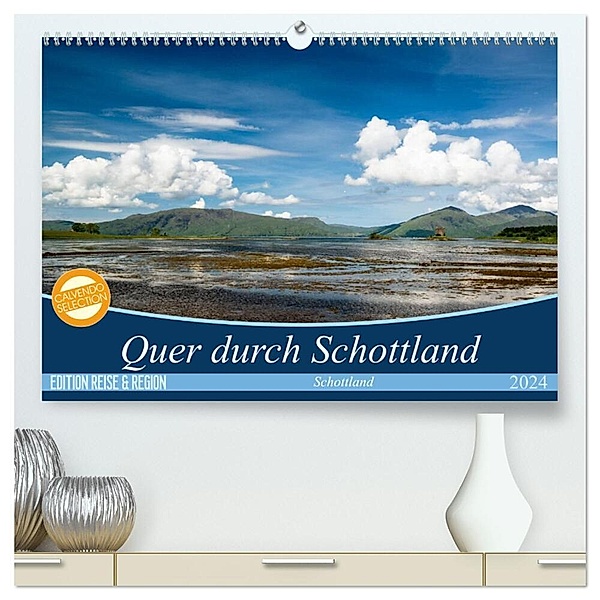 Quer durch Schottland (hochwertiger Premium Wandkalender 2024 DIN A2 quer), Kunstdruck in Hochglanz, Frank Gärtner - franky242 photography