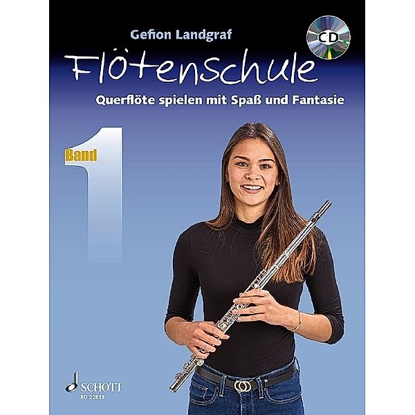 Querflötenschule - Lehrbuch, m. Audio-CD.Bd.1